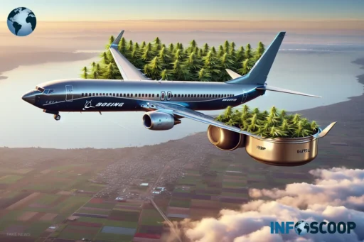 Avion militaire Boeing propulsé par du biocarburant à base de cannabis