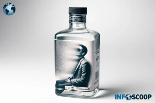 Bottle of the invisible vodka discovered by Russian scientists