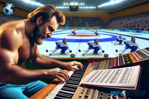 David Guetta composant un morceau pour le curling kazakh