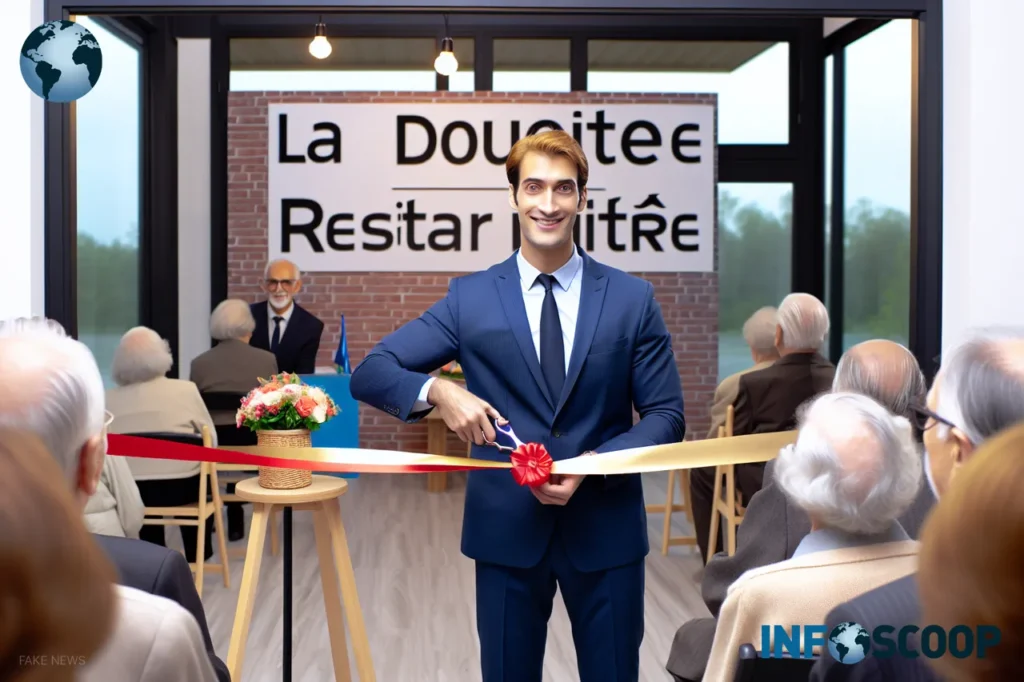 Jean Castex inaugurating 'La Douce Retraite', a unique establishment for seniors